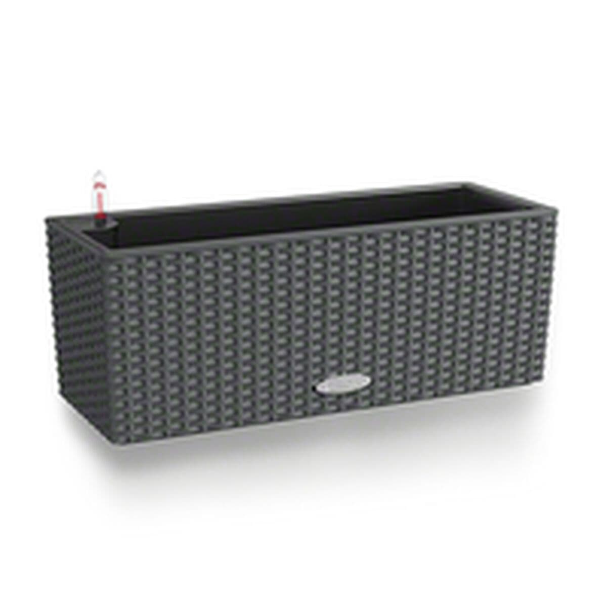 Maceta Lechuza Negro Gris Polipropileno - Image 3