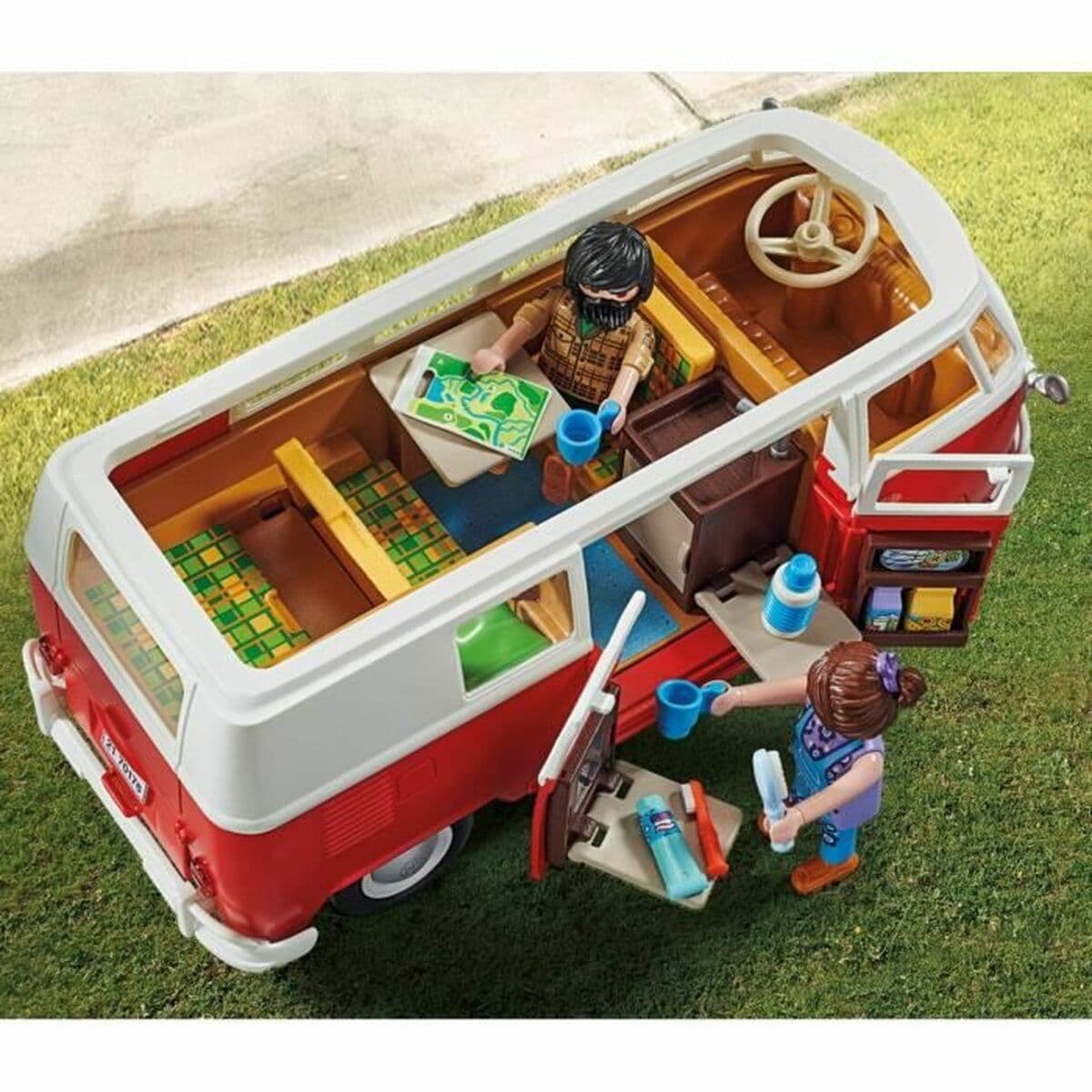 Playset de Vehículos Playmobil 70176 Volkswagen T1 Bus Rojo - Image 3