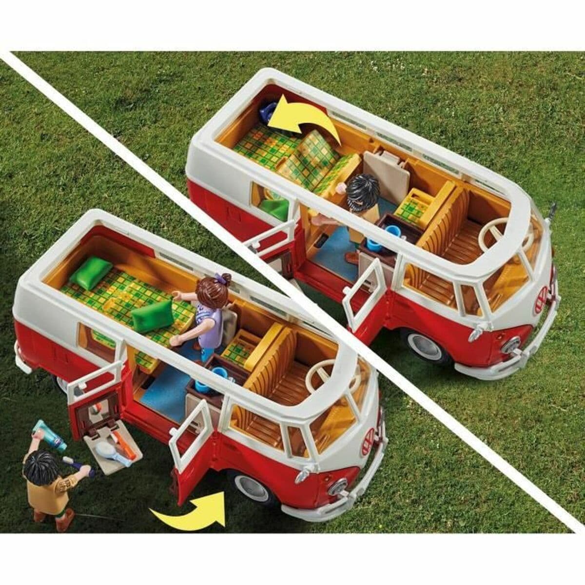 Playset de Vehículos Playmobil 70176 Volkswagen T1 Bus Rojo - Image 5
