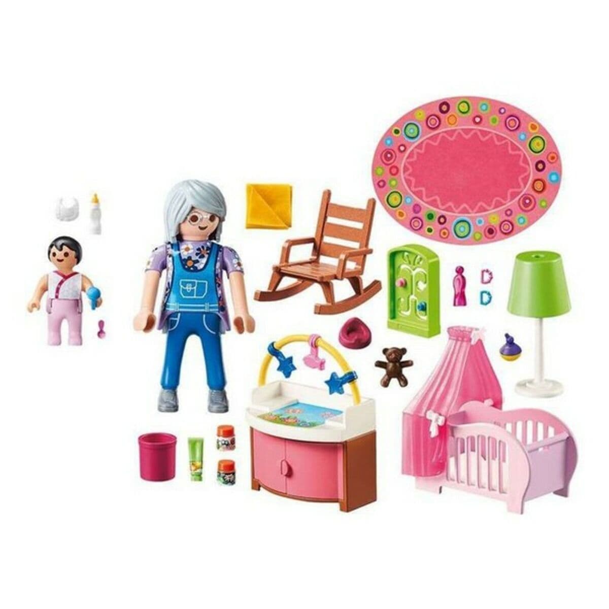 Playset Dollhouse Baby's Room Playmobil 70210 - Nursery (43 pcs) - Image 2