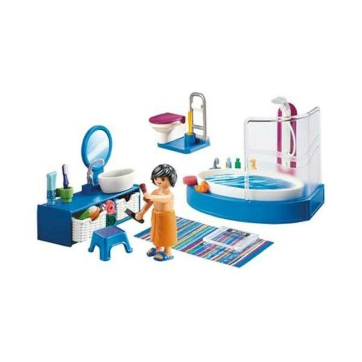 Playset Dollhouse Bathroom Playmobil 70211 Baños (51 pcs) - Image 2
