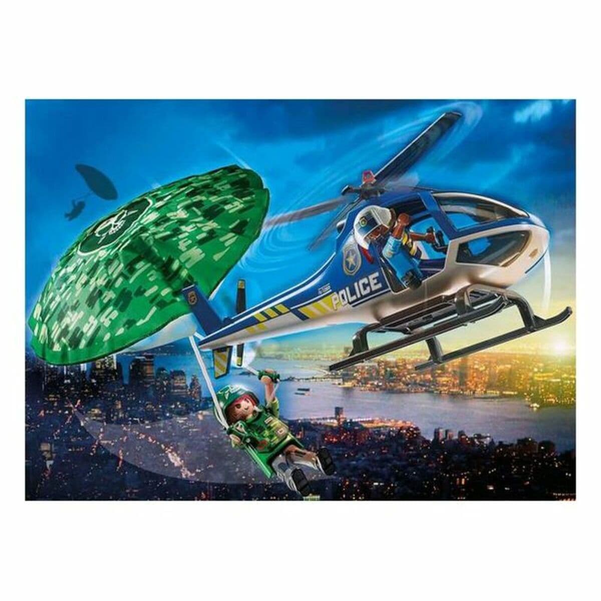 Playset  City Action Police helicopter: Parachute Chase Playmobil 70569 (19 pcs) - Image 2