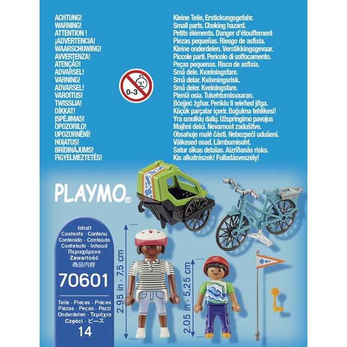 Figura Articulada Playmobil Special Plus Bicicleta Excursion 70601 (14 pcs) - Image 2