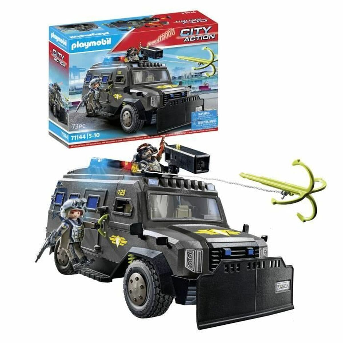 Žaislų rinkinys Playmobil Police car City Action Plastmasinis - Image 2