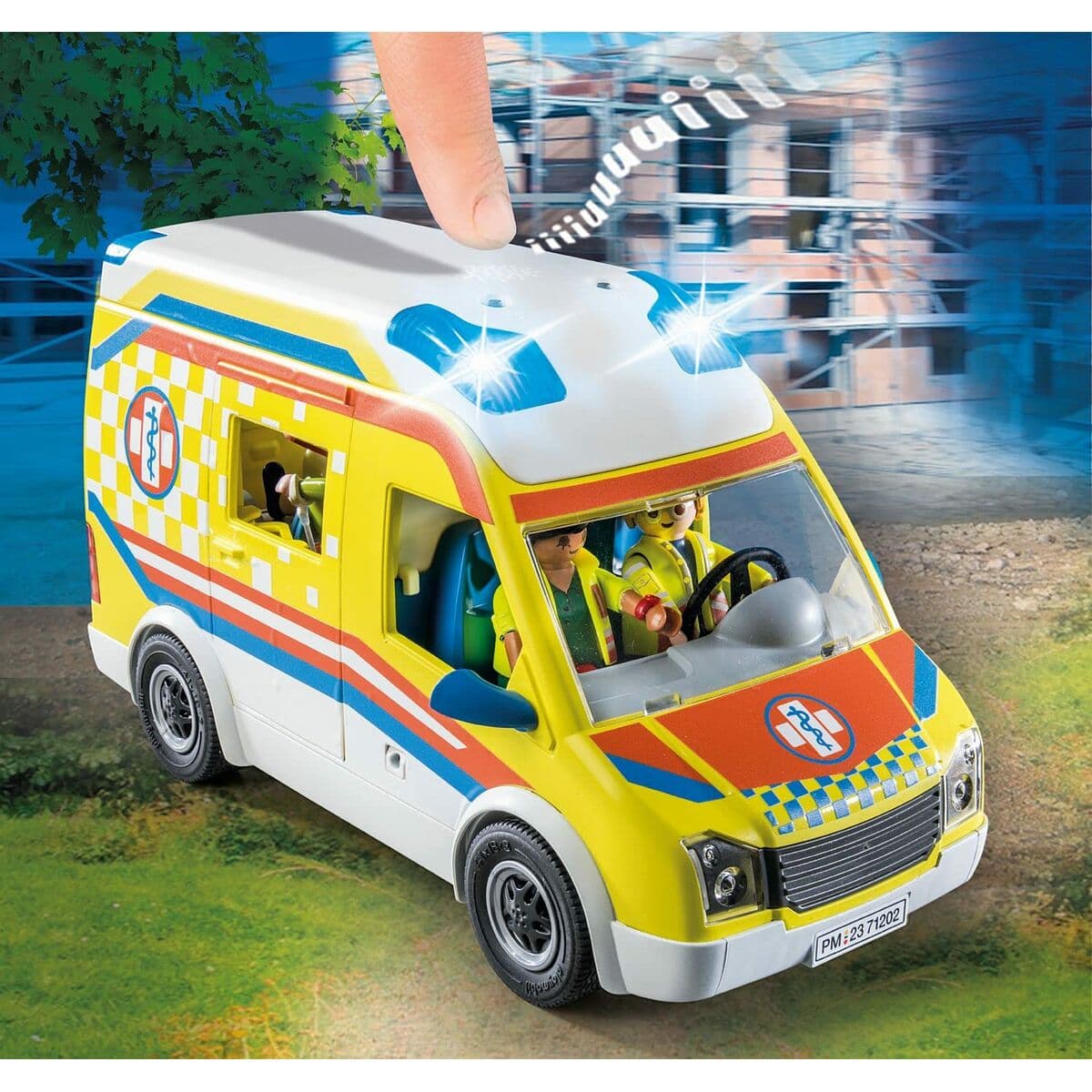 Playset Playmobil 71202 City Life Ambulance 67 Piezas - Image 5