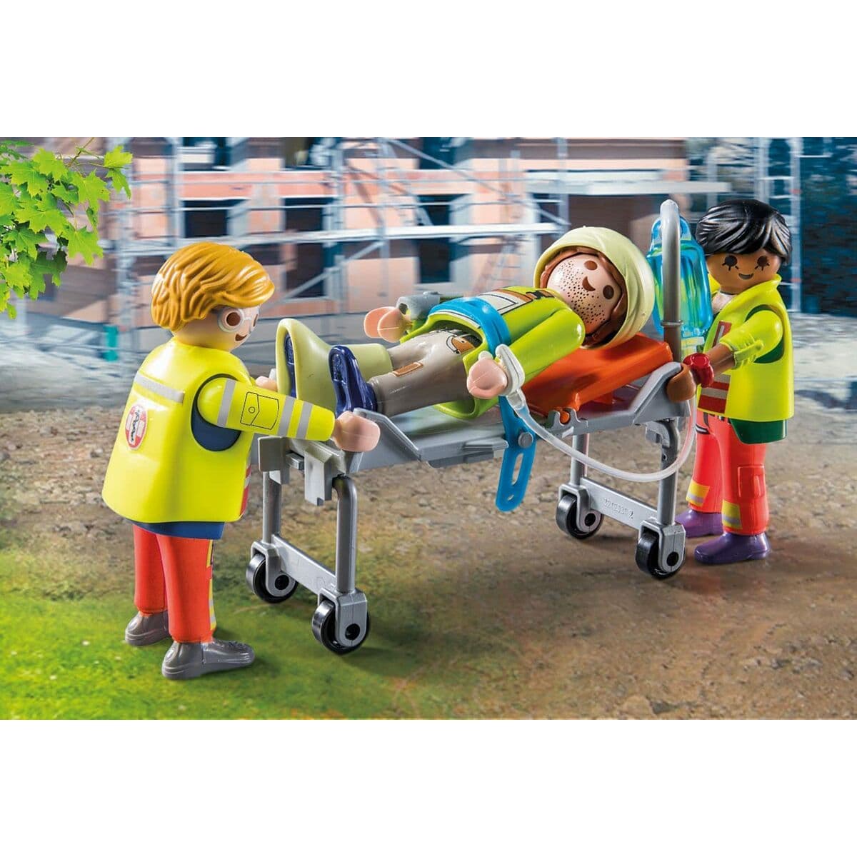 Playset Playmobil 71202 City Life Ambulance 67 Piezas - Image 4
