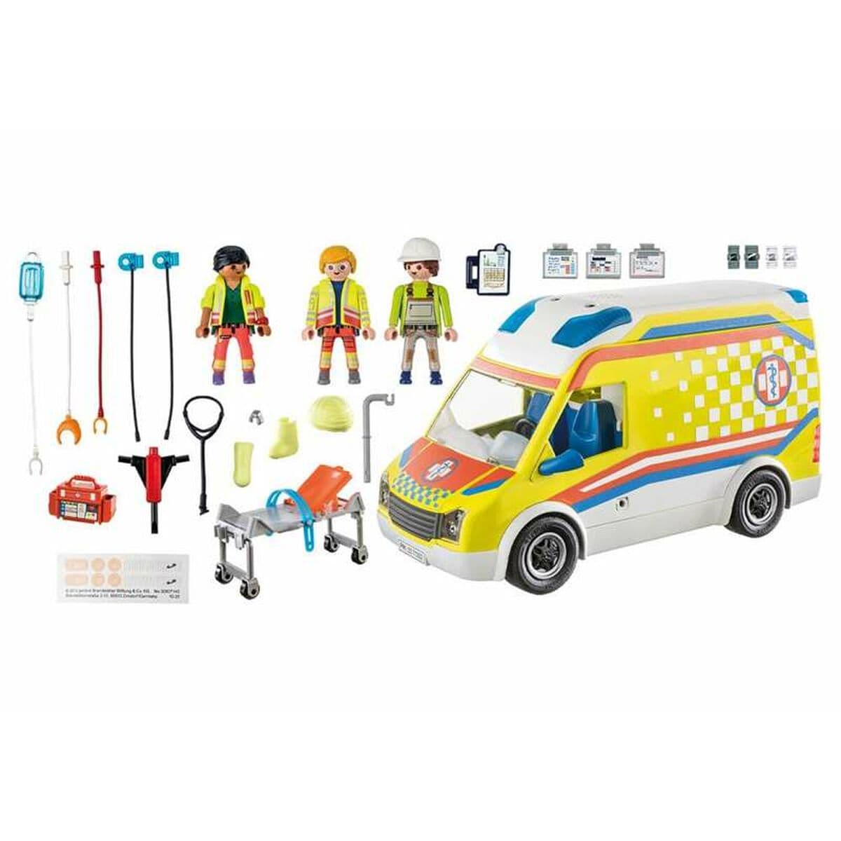 Playset Playmobil 71202 City Life Ambulance 67 Piezas - Image 2