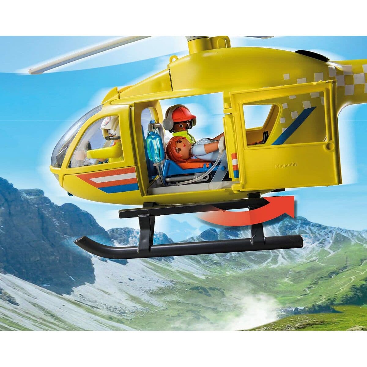 Playset Playmobil 71203 City Life Rescue Helicopter 48 Piezas - Image 4