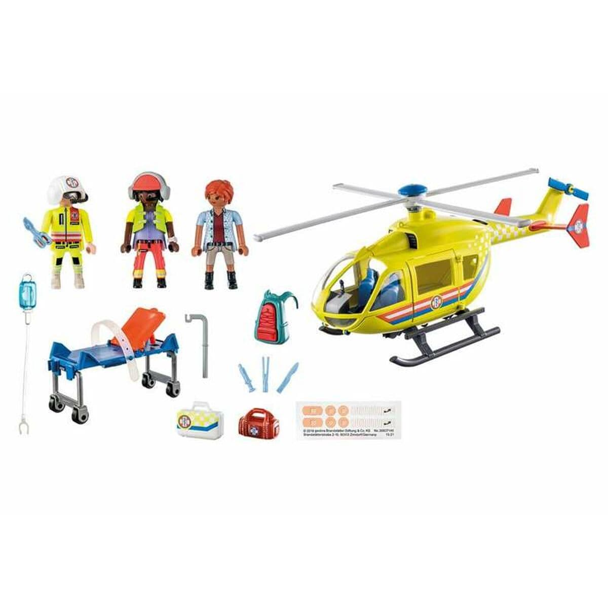 Playset Playmobil 71203 City Life Rescue Helicopter 48 Piezas - Image 2