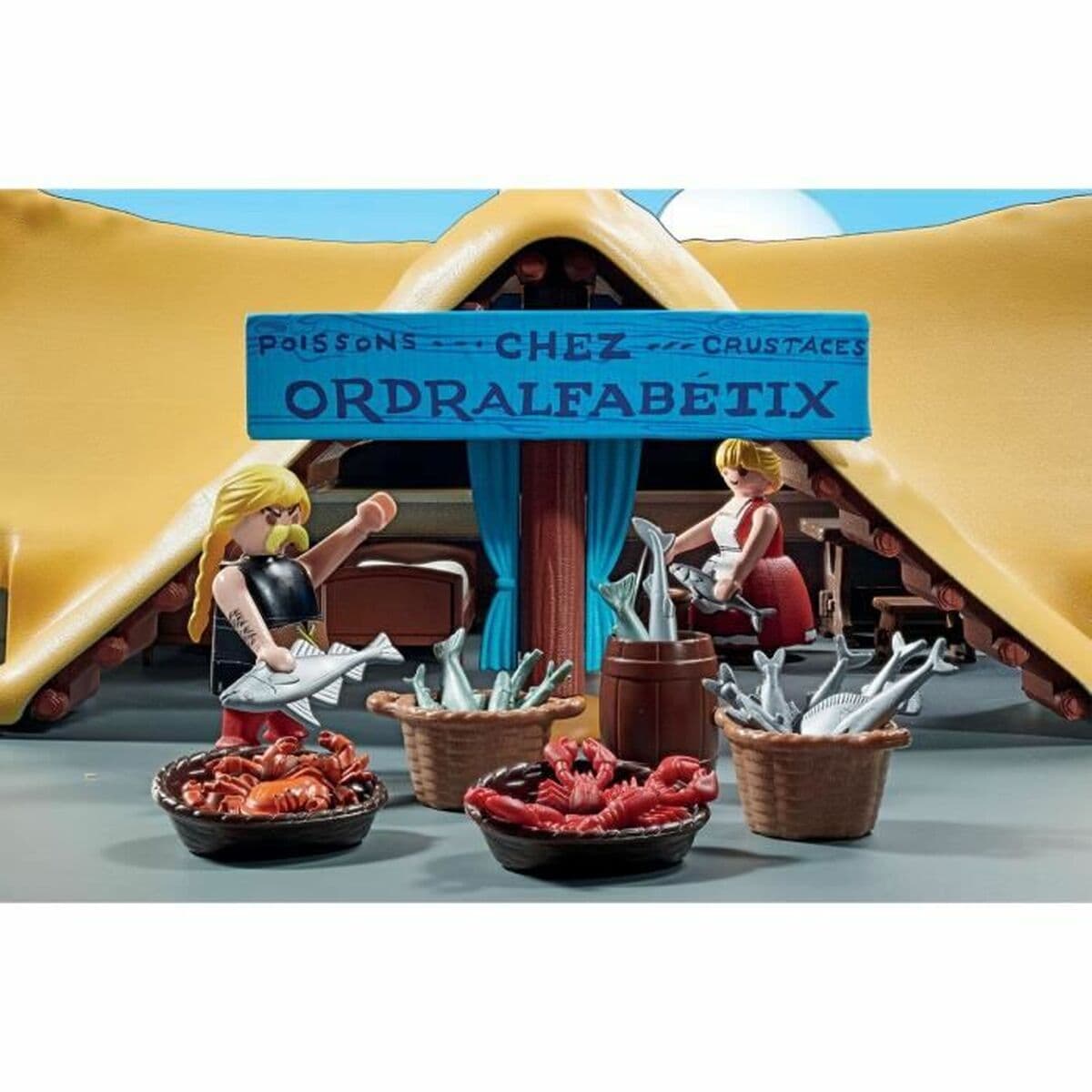 Playset Playmobil Astérix: Ordralfabetix Hut 71266 73 Piezas - Image 3