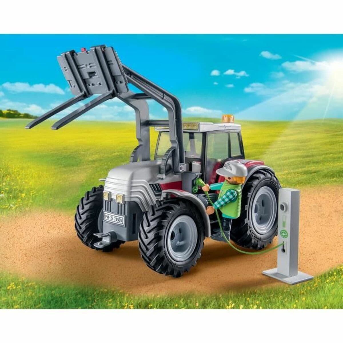 Lelusetti Playmobil Country Tractor - Image 4