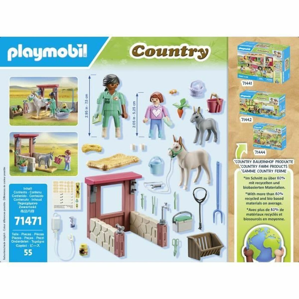 Playset Playmobil 71471 Country 55 Piezas - Image 6