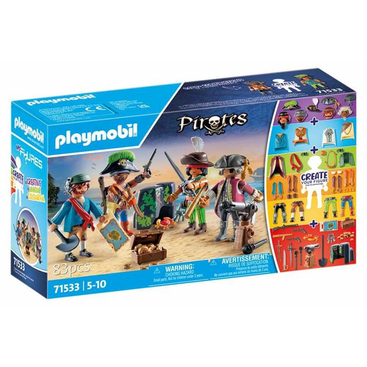 Playset Playmobil Pirates 71533 83 Piezas - Image 2