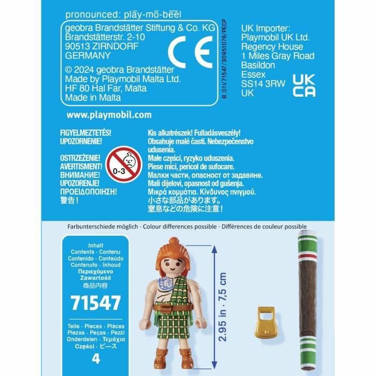 Playset Playmobil Asterix 71547 4 Piezas 4 Unidades - Image 4