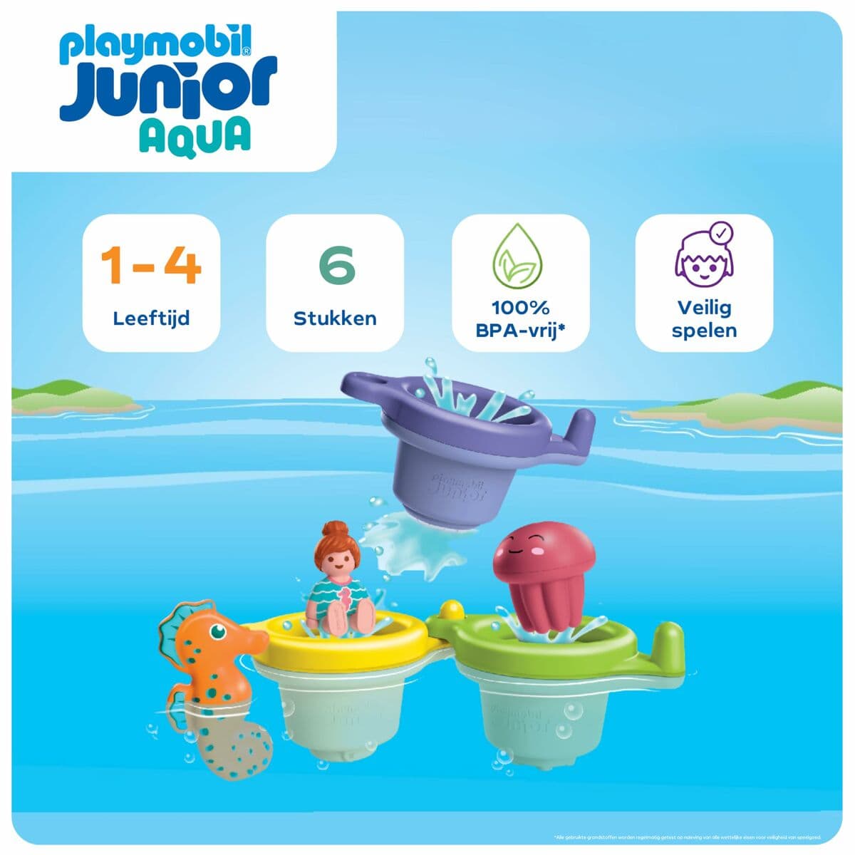 Playset Playmobil Junior Water 71776 6 Piezas - Image 8