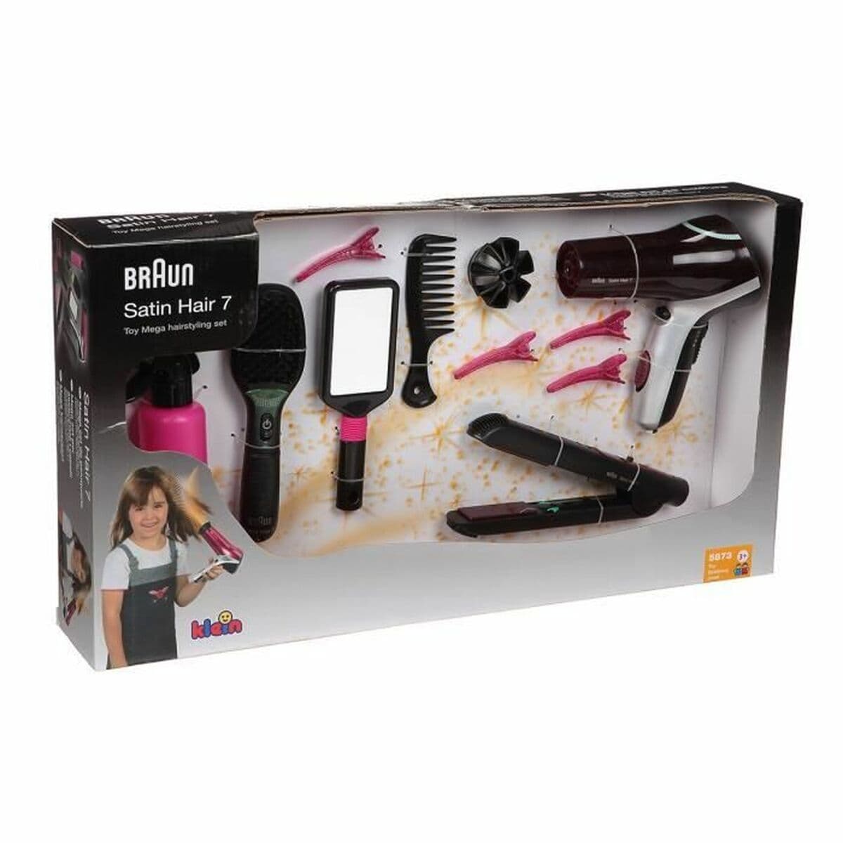 Set de Peluquería Infantil Klein set Braun Satin Hair 7 - Image 2