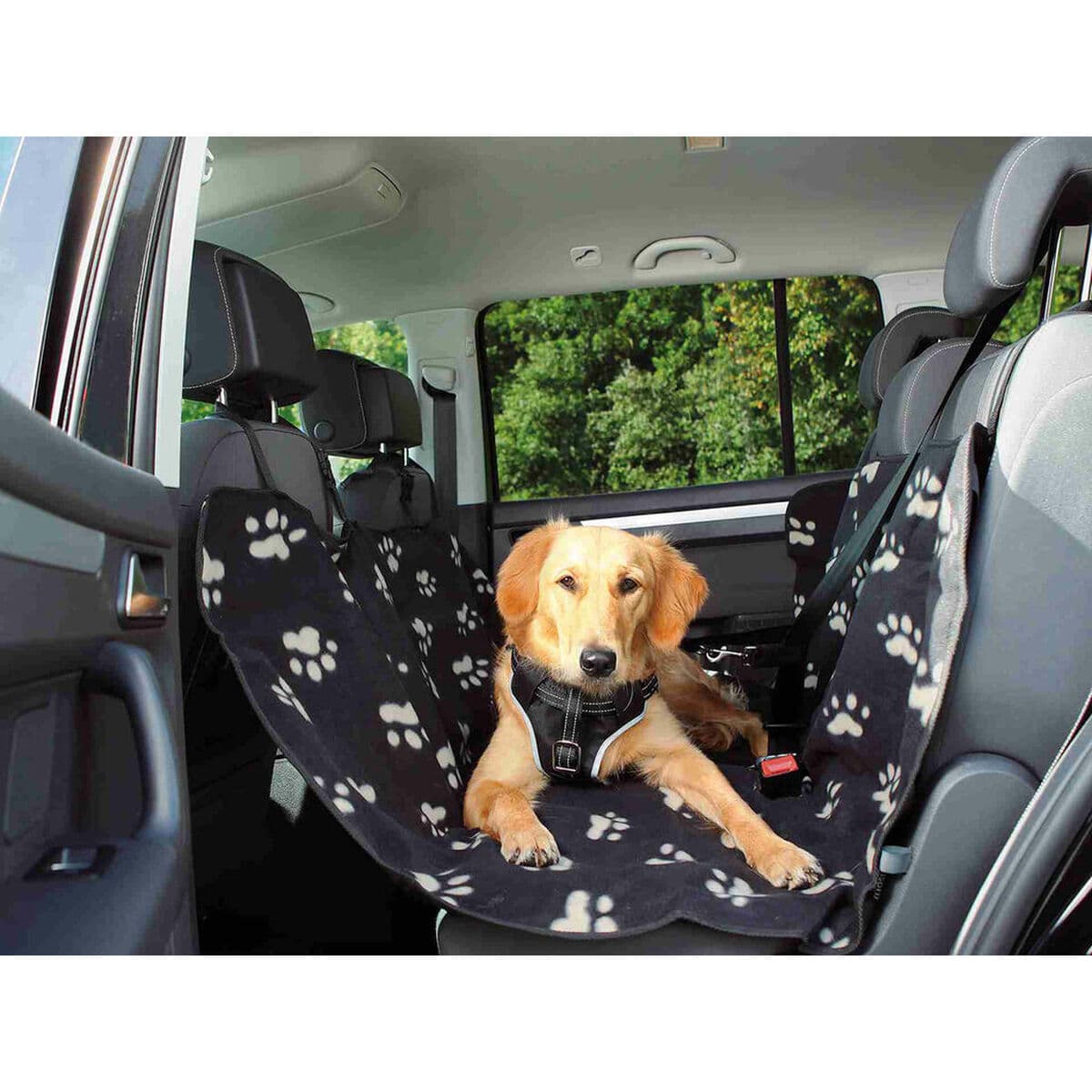Funda Protectora de Asiento Individual de Coche para Mascotas Trixie - Image 3