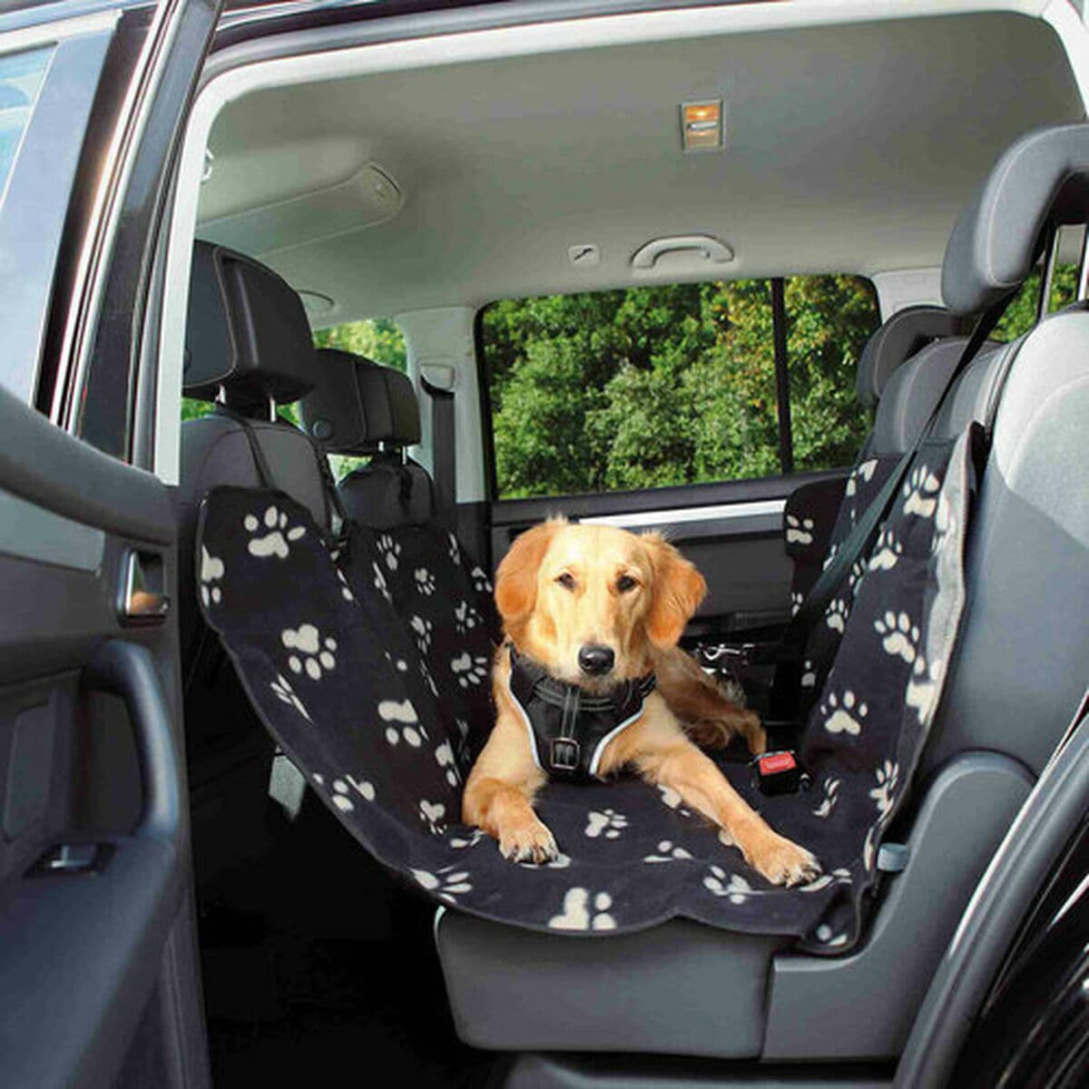 Funda Protectora de Asiento Individual de Coche para Mascotas Trixie - Image 4