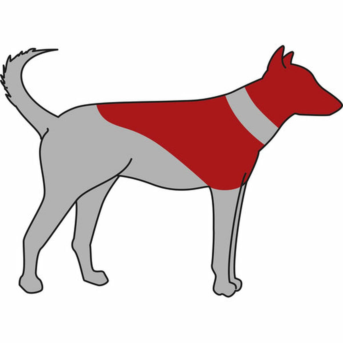 Collar protector para perro Trixie Azul Inflable (20-24 cm) - Image 3