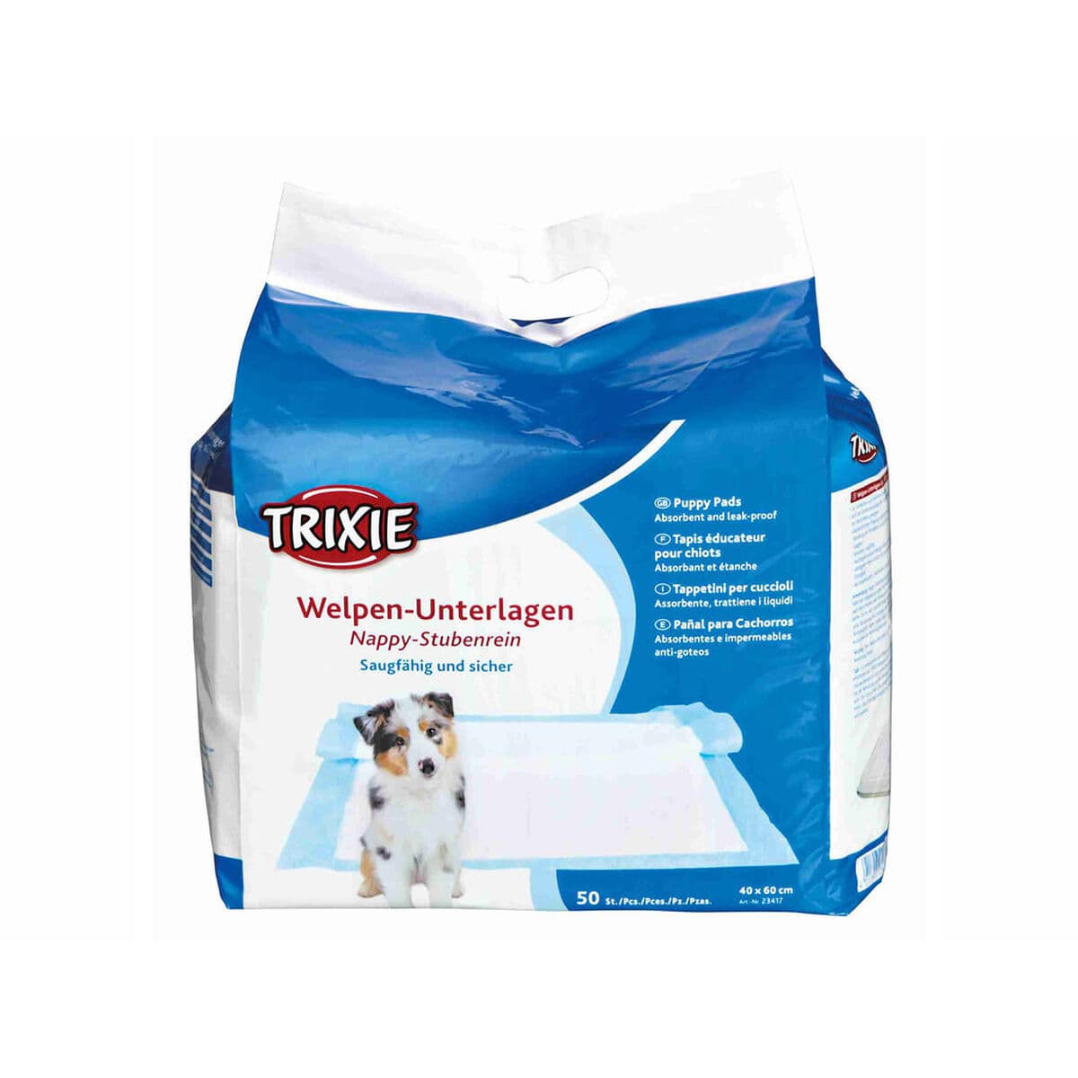 Empapador Trixie Puppy Nappy 40 x 60 cm 40 × 60 cm Blanco 50 Unidades
