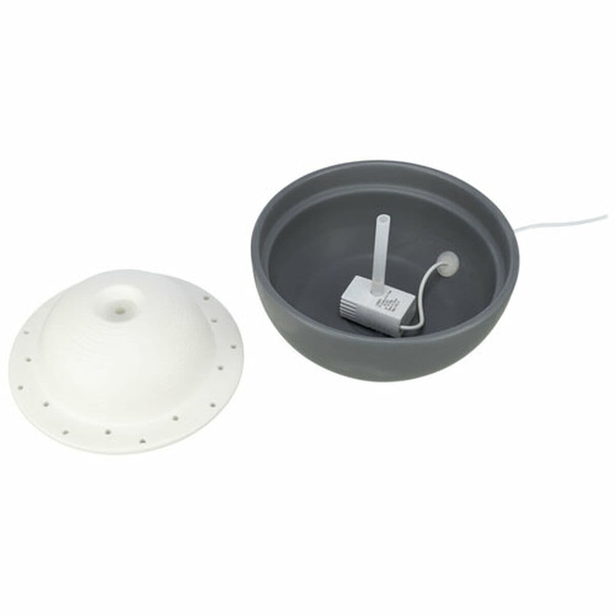 Fonte para Animais de Estimação Trixie FuenteVital Dome Branco Cinzento Cerâmica - Image 6