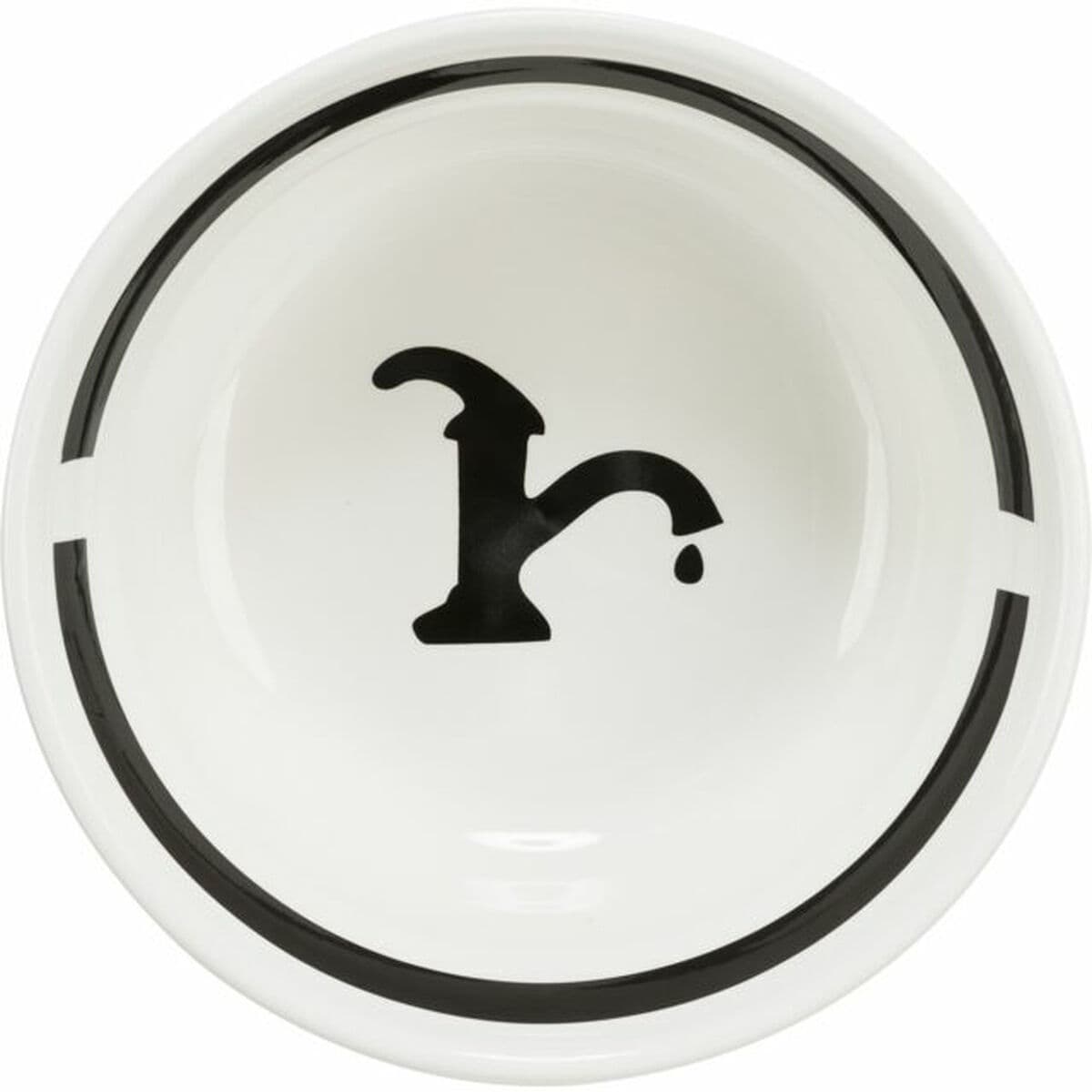 Hranilica za kućne ljubimce Trixie Bijela Crna 600 ml - Image 2