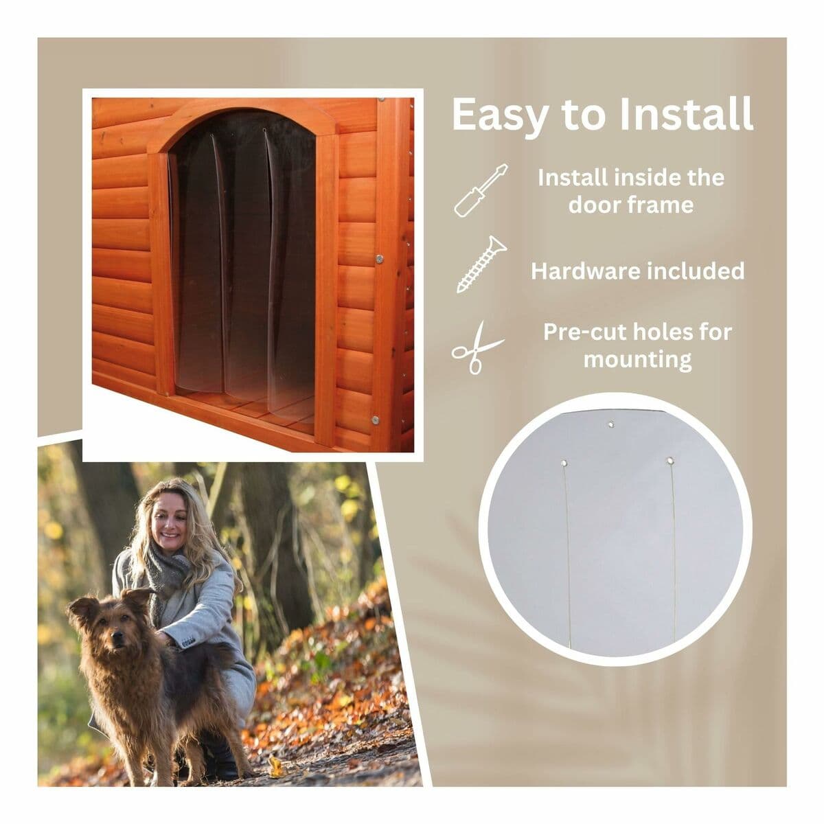 Durvis Trixie 34 x 52 cm - Image 2