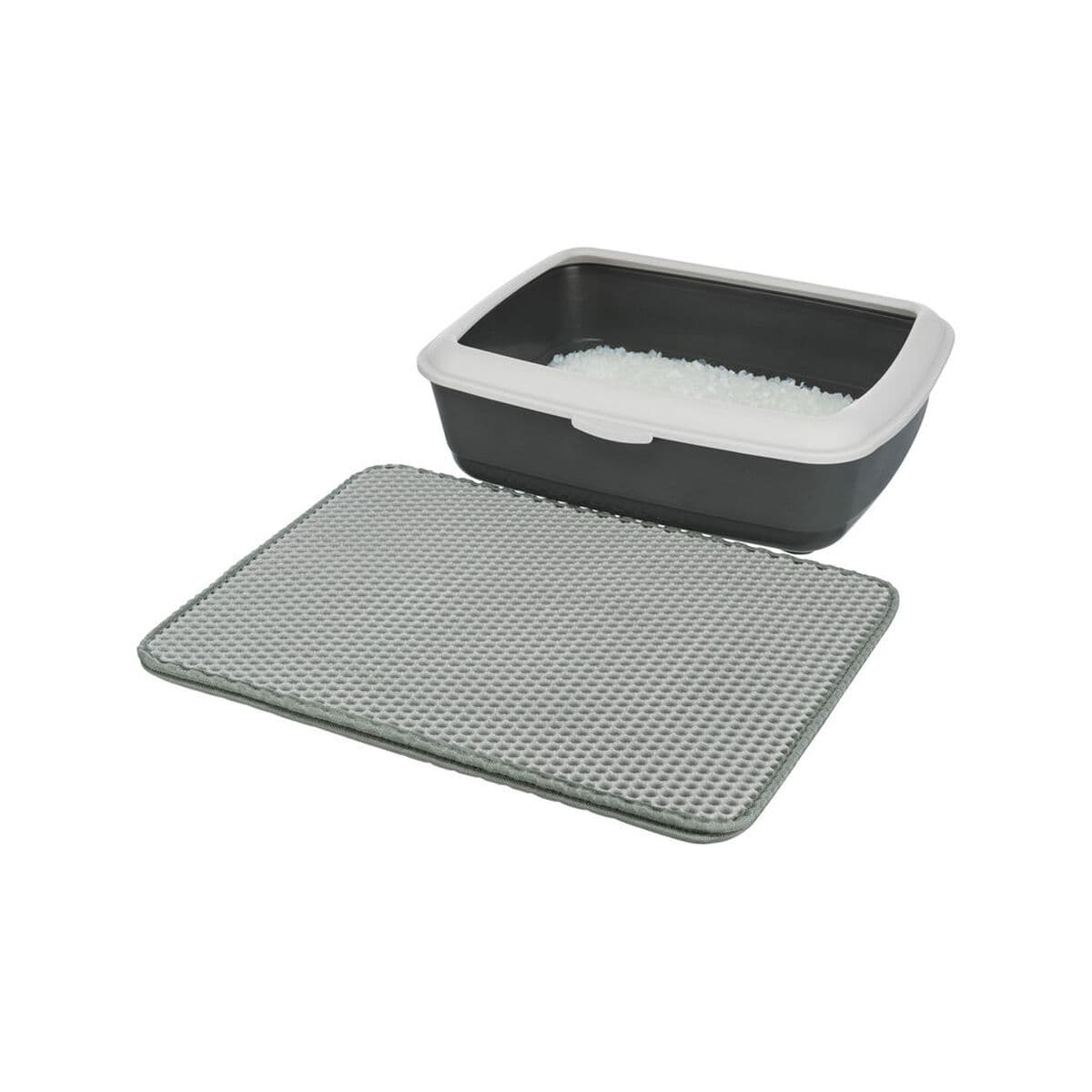 Alfombra para Arenero de Gatos Trixie Gris Goma Eva 40 × 55 cm - Image 15