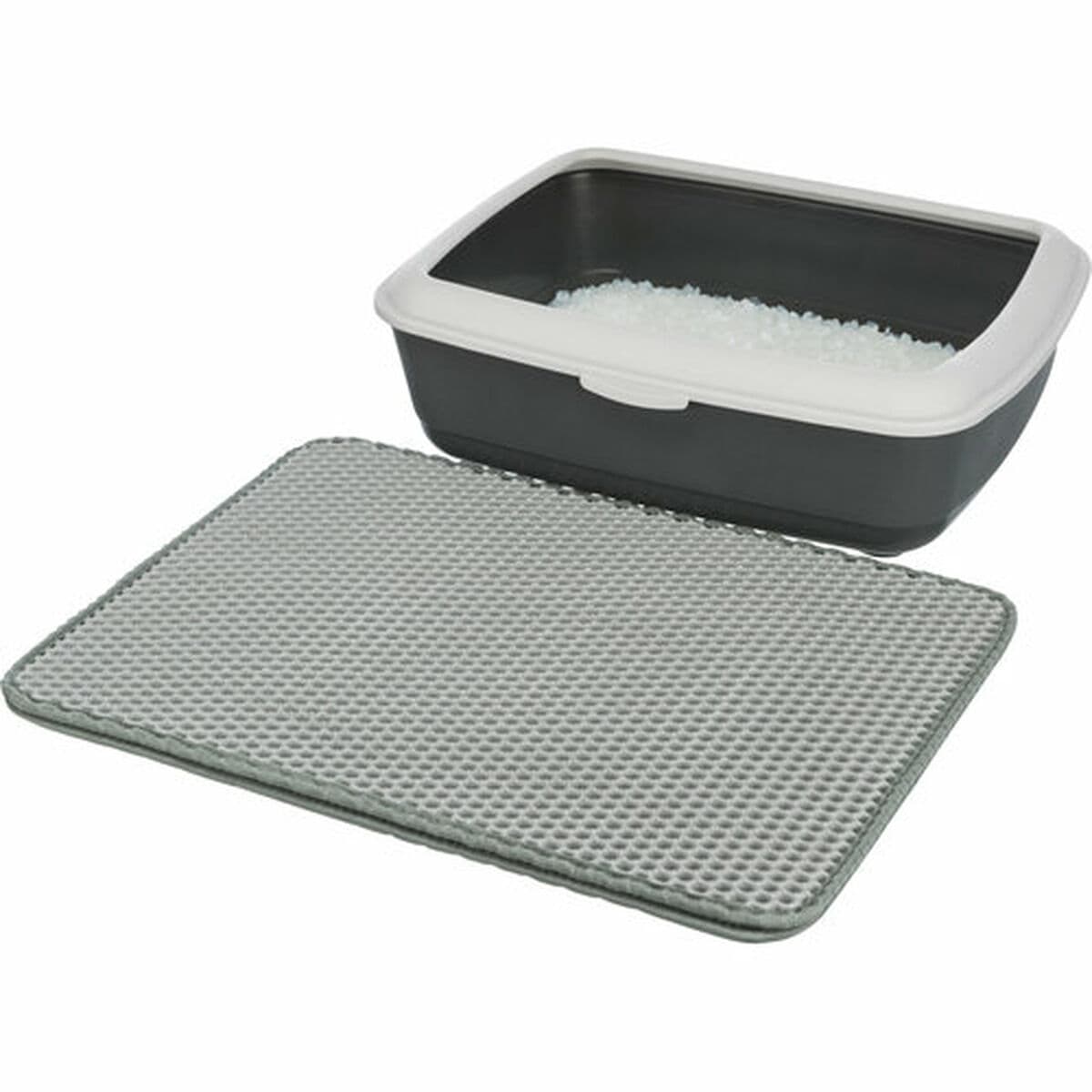 Alfombra para Arenero de Gatos Trixie Gris Goma Eva 40 × 55 cm - Image 16