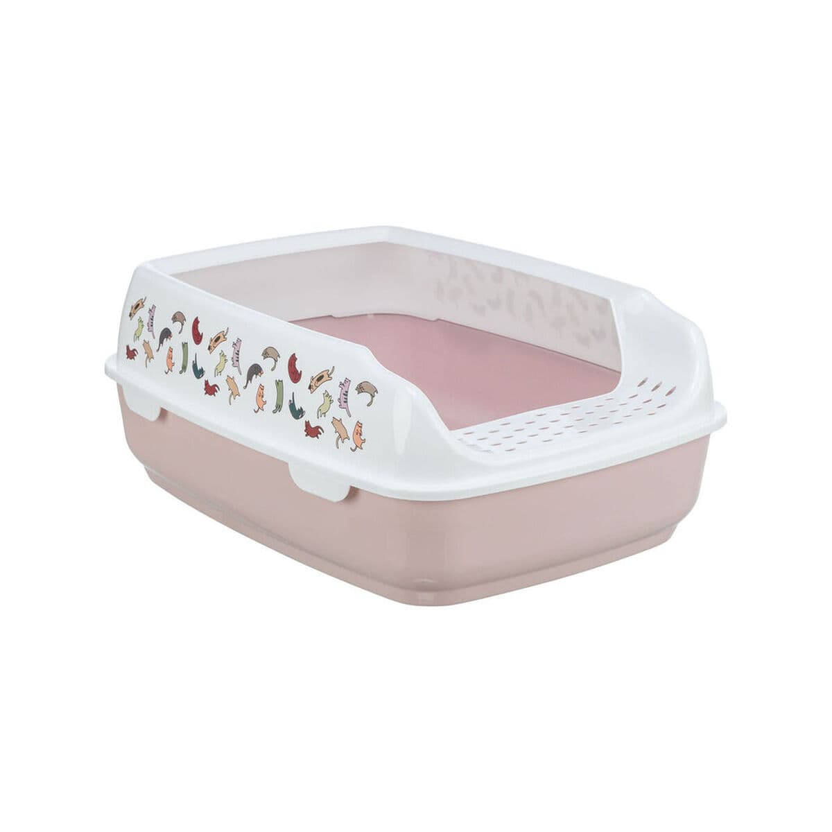 Kattlåda Trixie Delio Vit Lila Plast 38 × 20 × 50 cm