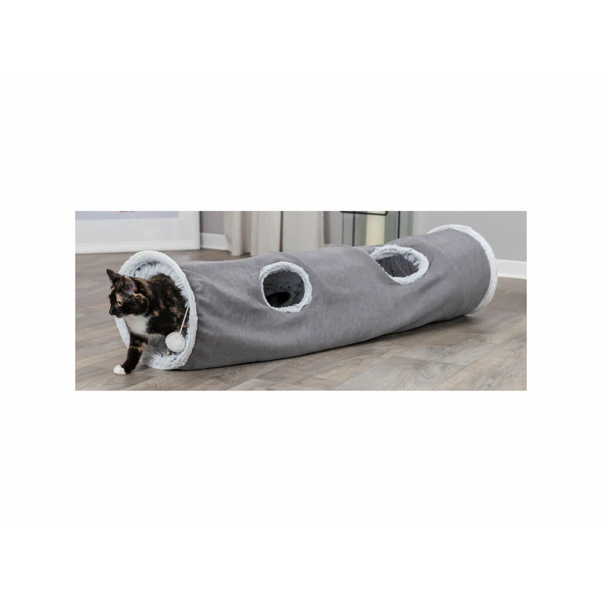 Tunel pliabil pentru animale de companie Trixie Gri Ø 27 × 116 CM - Image 5