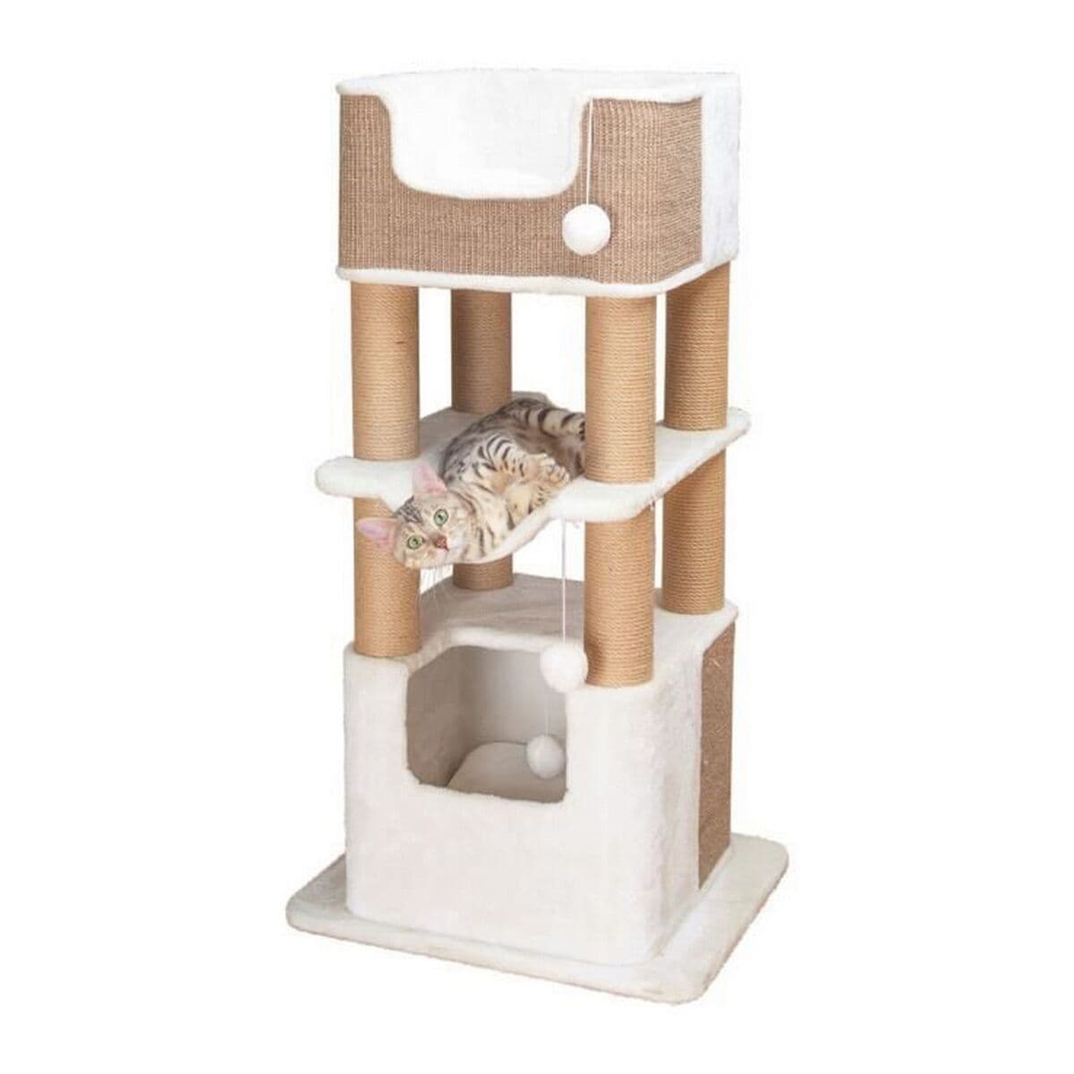 Scratching Post for Cats Trixie Lucano Tree Sisal White (110 cm) - Image 2