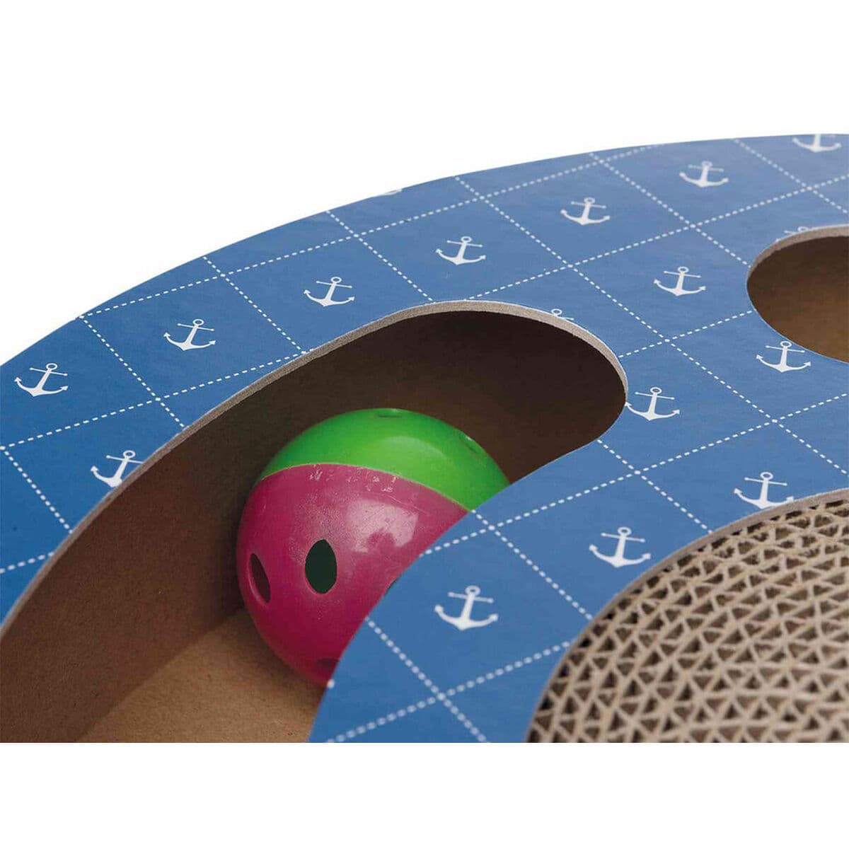 Rascador para Gatos Trixie Azul Cartón Plástico Ø 33 cm - Image 11