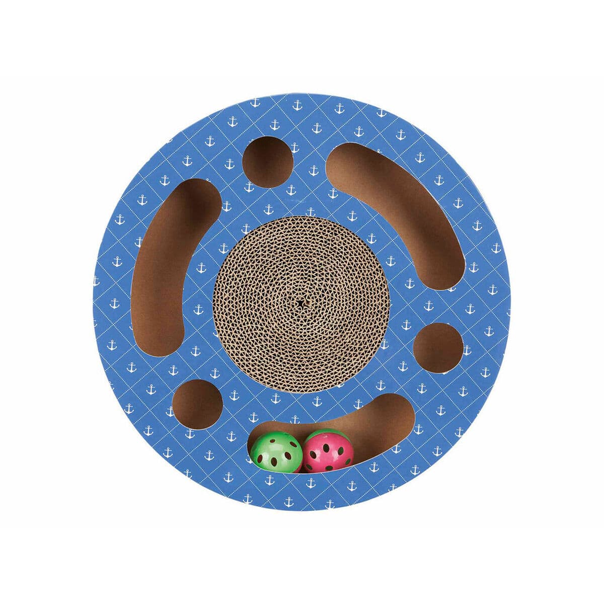 Rascador para Gatos Trixie Azul Cartón Plástico Ø 33 cm - Image 10