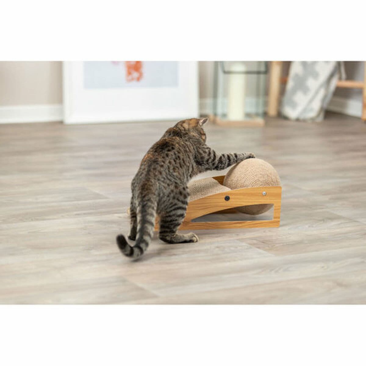 Rascador para Gatos Trixie Yute Madera Cartón 40 × 17 × 20 cm - Image 18