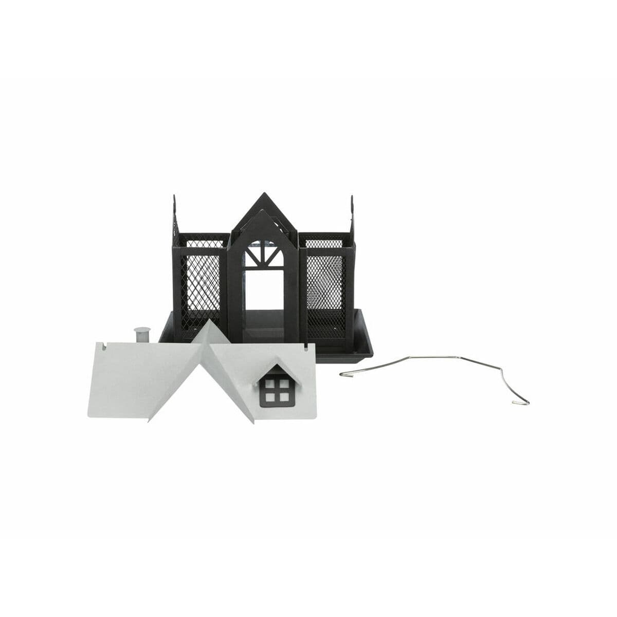 Vogelvoederhuisje Trixie Zwart 2 L 26 x 19 x 19 cm - Image 21