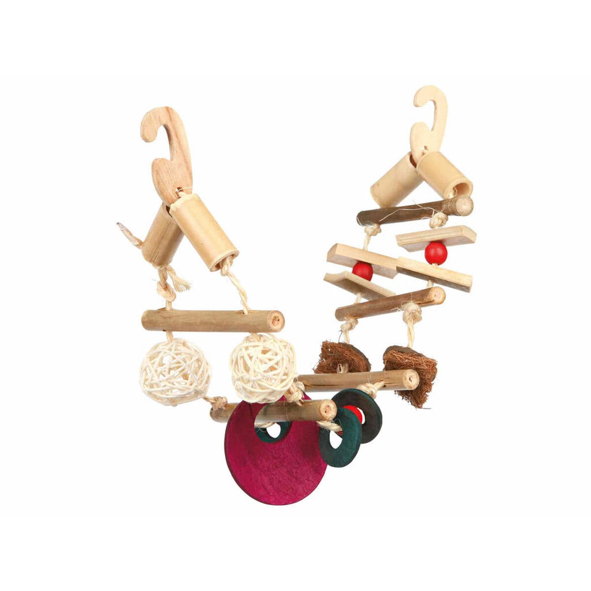 Giocattoli per Uccelli Trixie Multicolore 45 cm Ponte