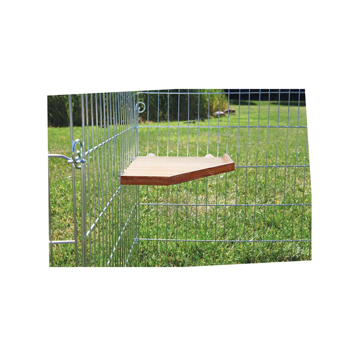 Wooden frame Trixie Modern 28 × 28 CM Brown Wood - Image 3