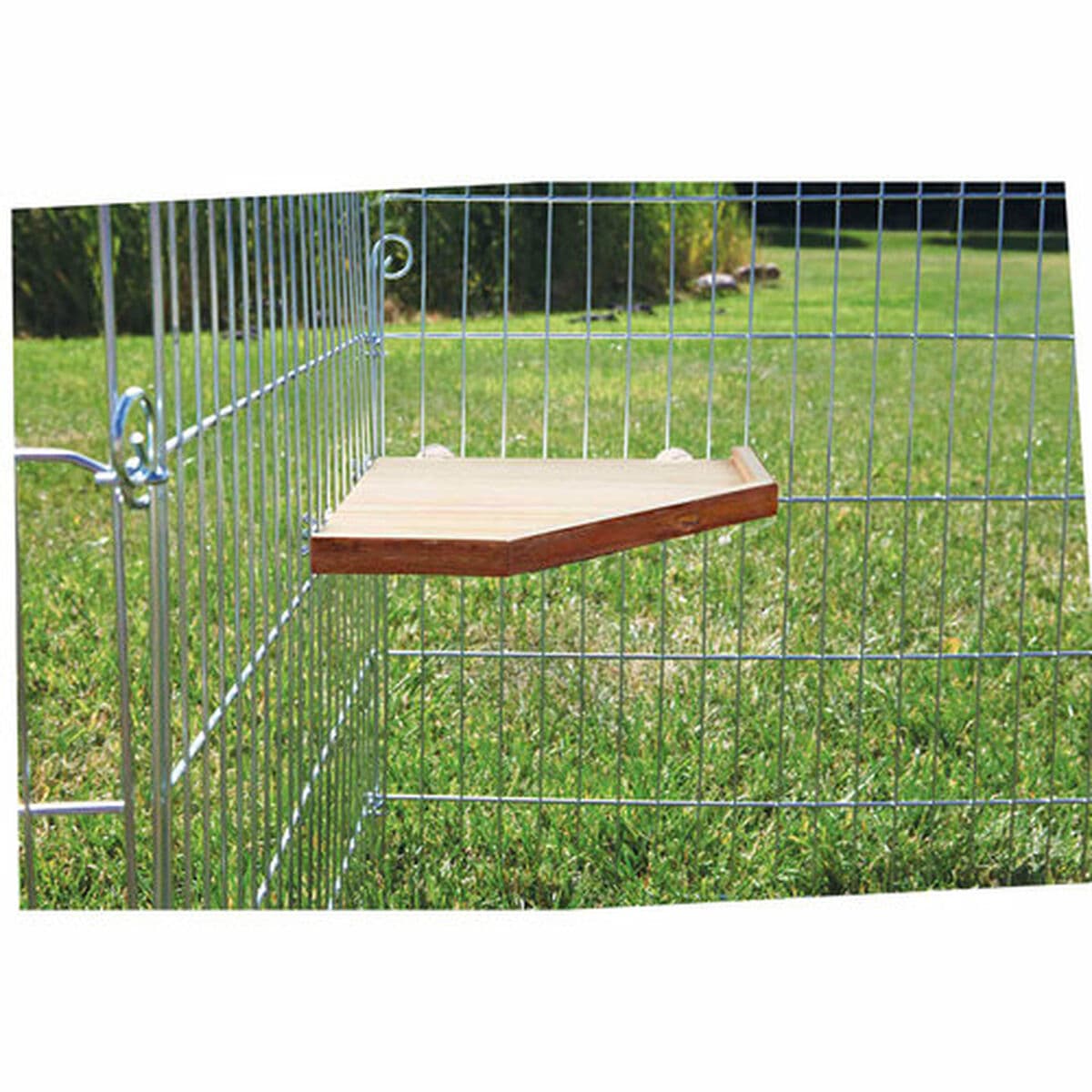 Wooden frame Trixie Modern 28 × 28 CM Brown Wood - Image 4