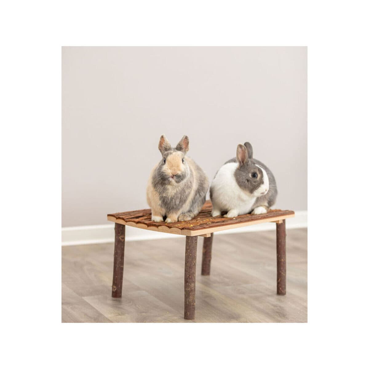 Lelu Jyrsijöille Trixie Ruskea Puun kuori 45 × 27 × 35 cm Alusta - Image 9