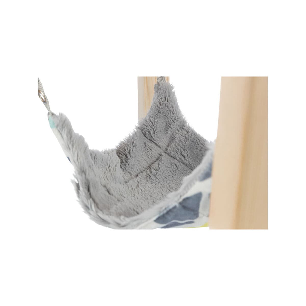 Riippumatto Trixie Harmaa Persikka 37 × 29 × 37 cm Puu - Image 5