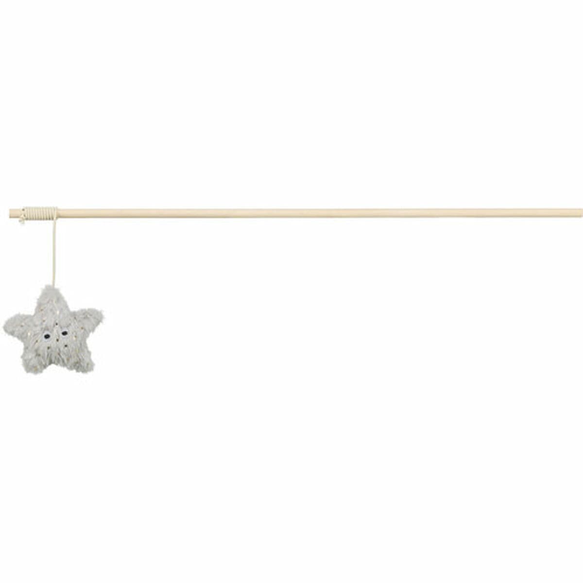 Juguete para gatos Trixie Beige Gris Poliéster Madera Estrella - Image 2