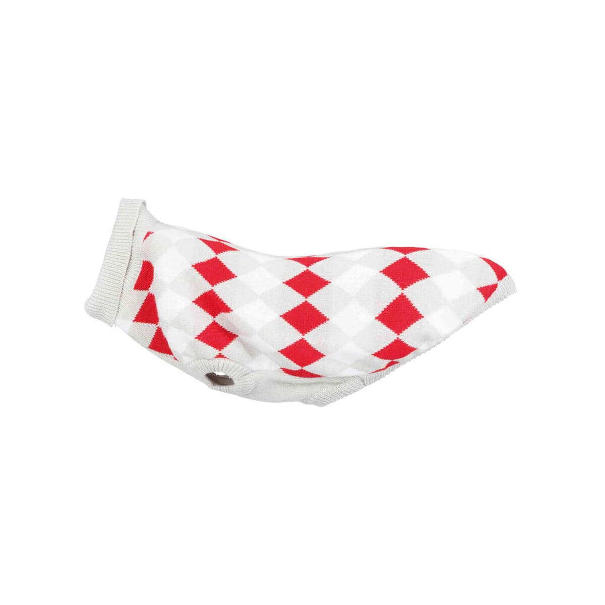 Pull pour chien Trixie Blanc Rouge Gris M
