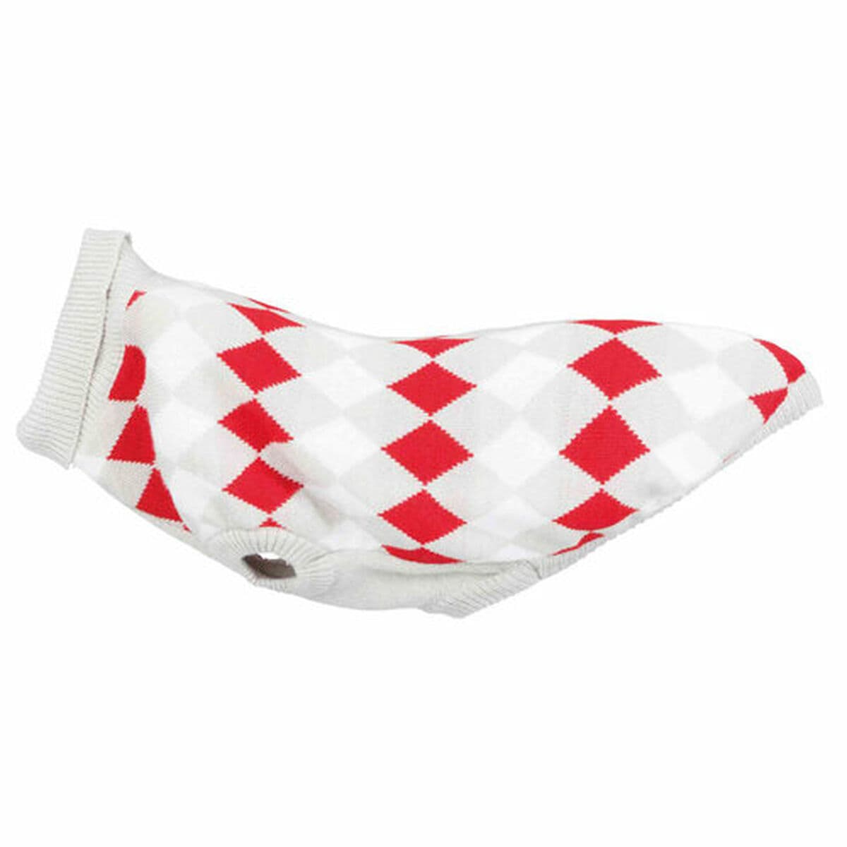 Pull pour chien Trixie Blanc Rouge Gris M - Image 2