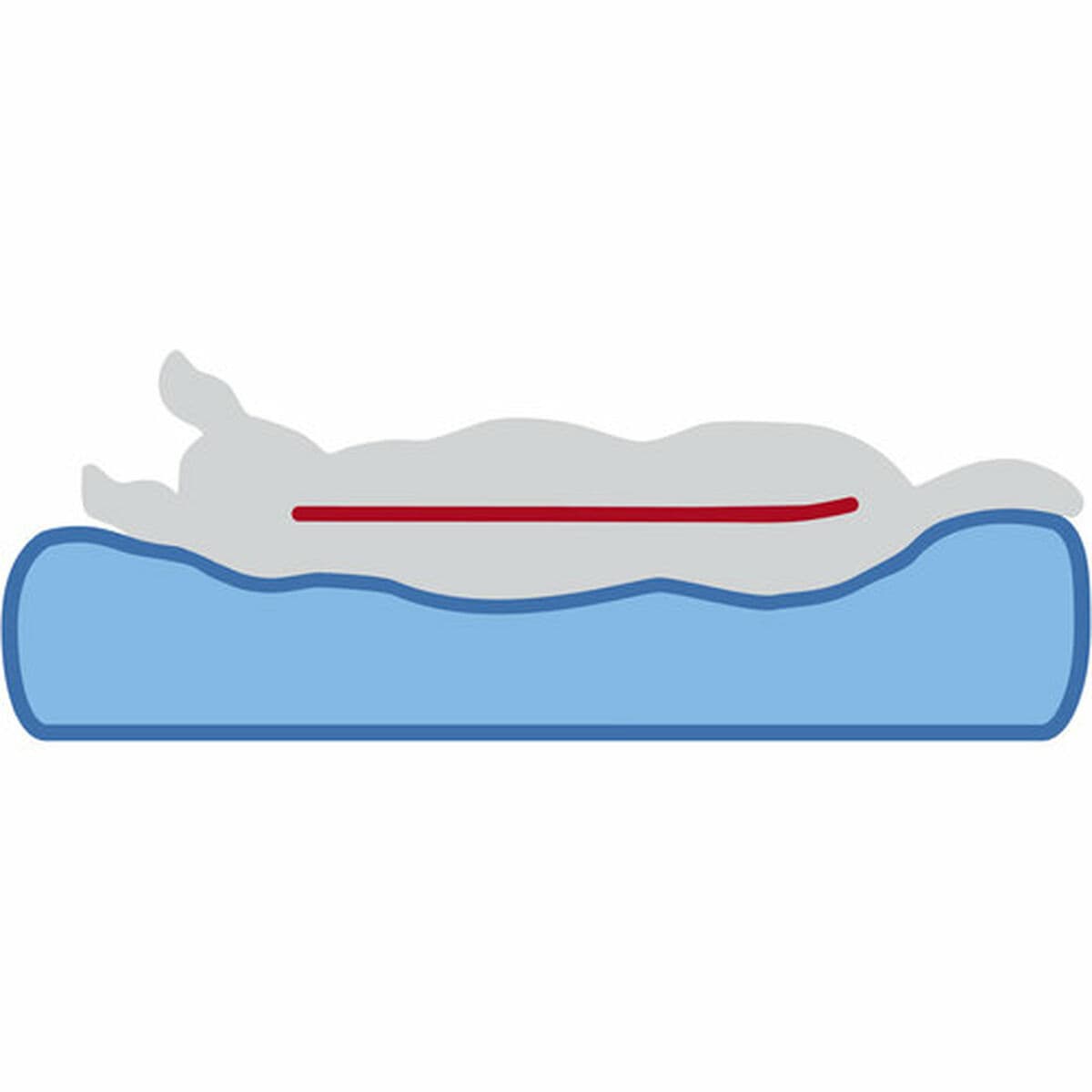 Čiužinys Trixie Vital Noah Šviesiai pilka 50 × 35 cm - Image 16