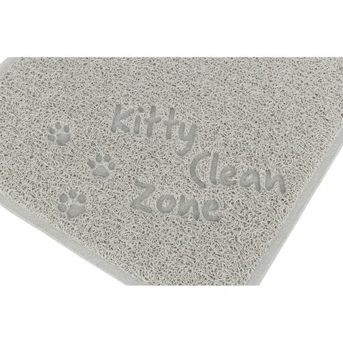 Alfombra para Arenero de Gatos Trixie Gris claro PVC 37 × 45 cm Arenero - Image 6