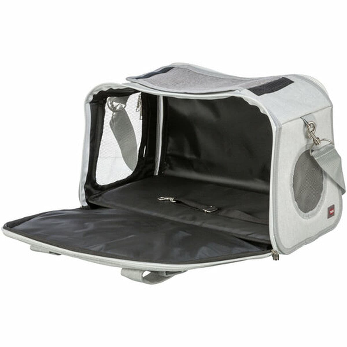 Handväska för husdjur Trixie Grå 25 × 27 × 42 CM - Image 8