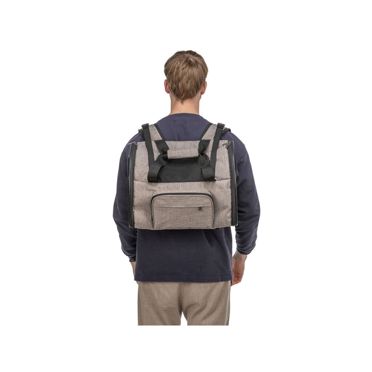 Handväska för husdjur Trixie Brun Beige 41 x 30 x 21 cm - Image 13