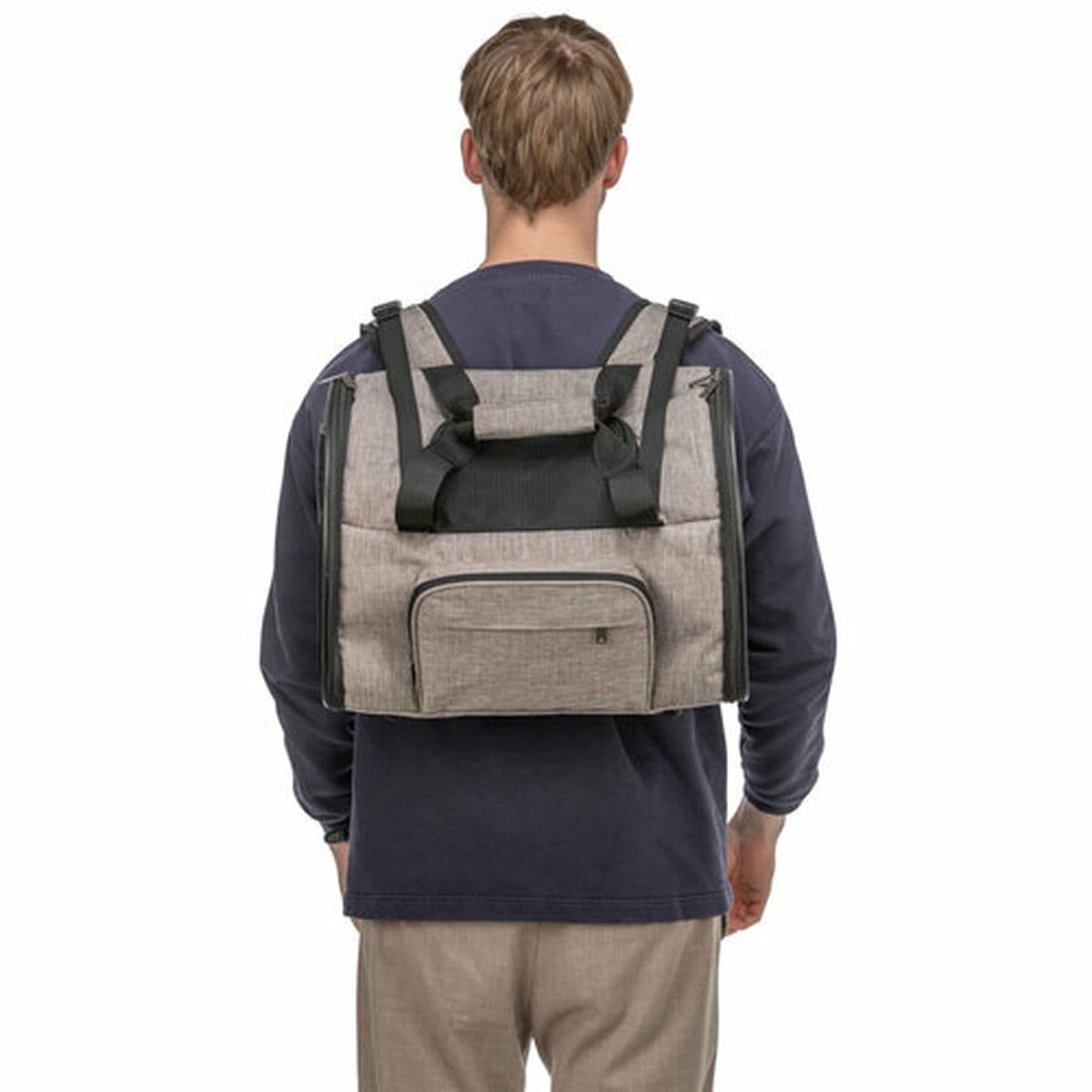 Handväska för husdjur Trixie Brun Beige 41 x 30 x 21 cm - Image 14