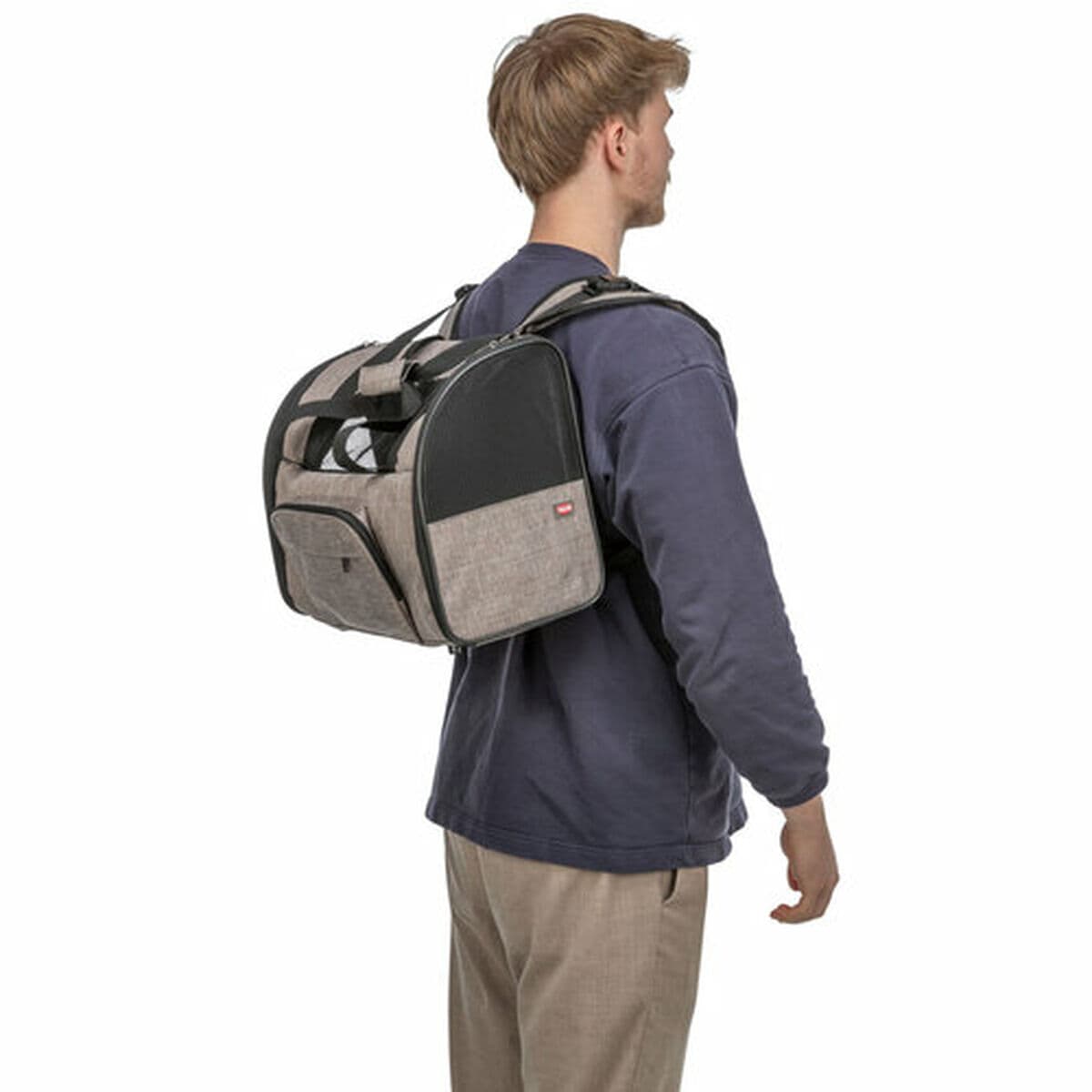 Handväska för husdjur Trixie Brun Beige 41 x 30 x 21 cm - Image 16